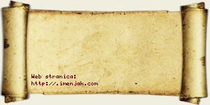 Adam Denić vizit kartica